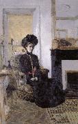 Edouard Vuillard Young woman oil painting artist